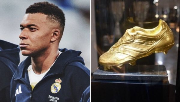 老佛爷+全队出席！皇马官方：姆巴佩明天在伯纳乌领取欧洲金靴