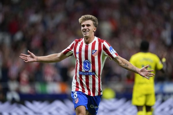 阿斯：马竞中场球员巴里奥斯伤愈复健    练习  ，本周末西