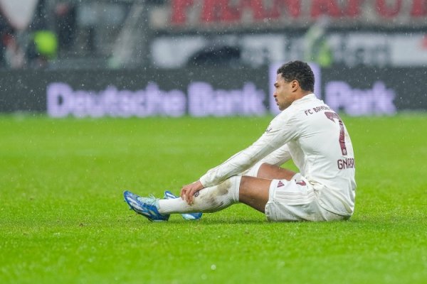 记者：格纳布里缺席了拜仁合练，出战布鲁日的概率很小